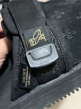 Authentic Suicoke x OVO collaboration slides